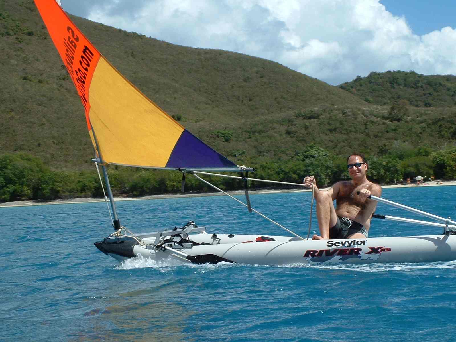 kayak sailboats